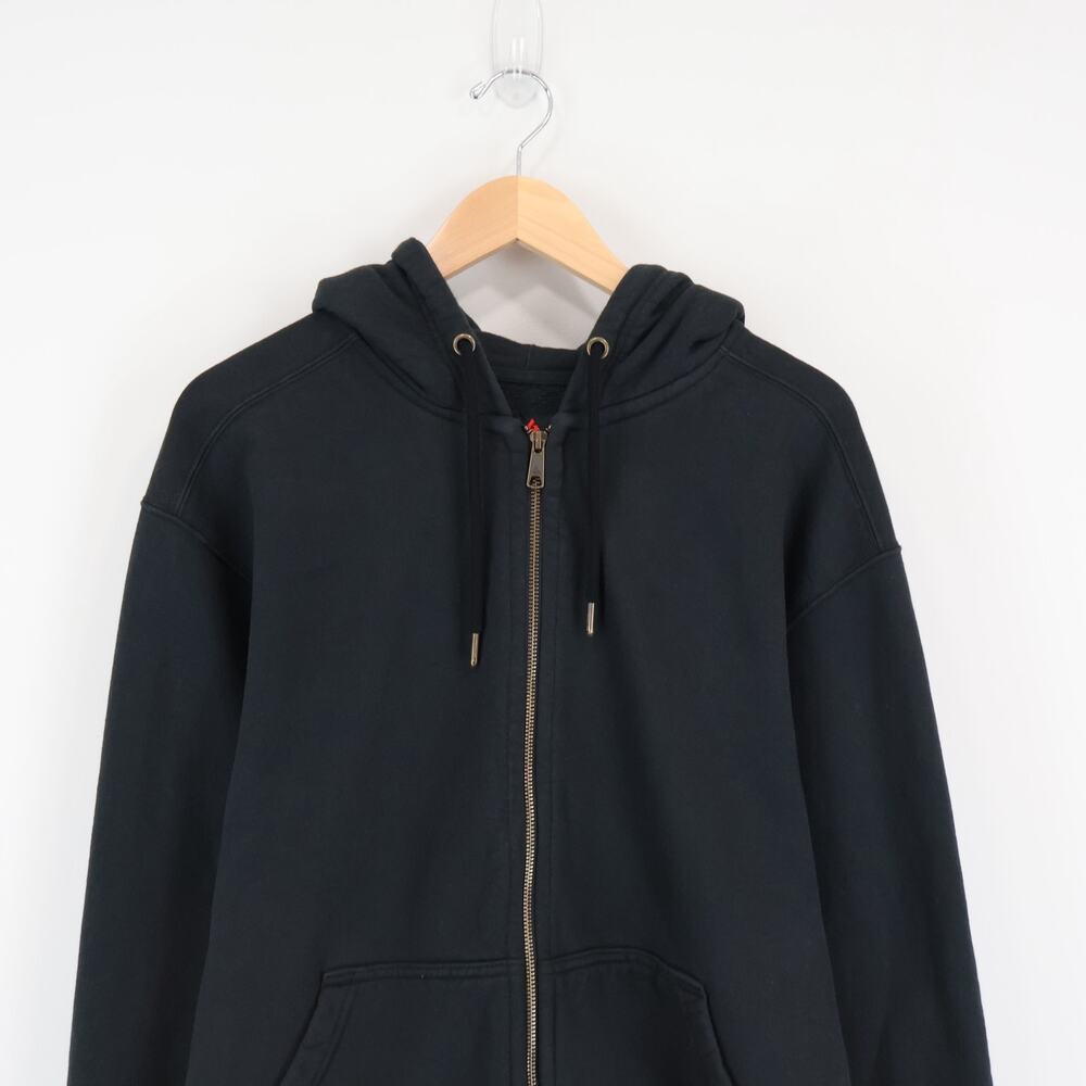 American Giant Men's Relaxed Classic Full Zip Hoodie Black Size Large - Picture 3 of 7